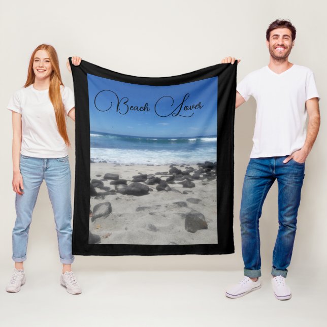 Manta Polar Blue Sky Ocean Lava Rocks Beach Lover (In situ)