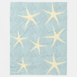 Manta Polar Blue Starfish Fleece Blanket