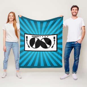 Manta Polar Blue Sunburst DJ Turnable Music