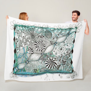 Manta Polar Blue Zen Blanket
