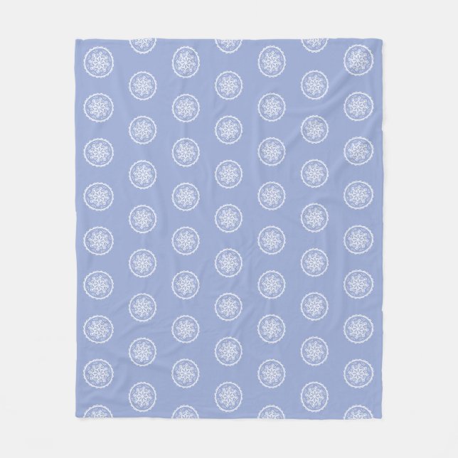 Manta Polar Blueberry Mandala (Anverso)