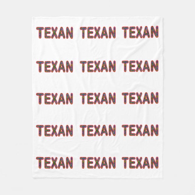 Manta Polar Bluebonnet Texan (Anverso)
