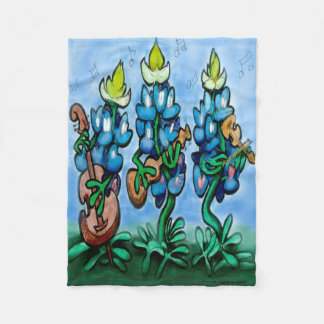 Manta Polar Blues Bonnets