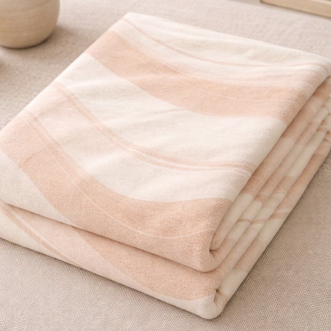 Manta Polar Blush Ivory Ripple Fleece Blanket (Subido por el creador)