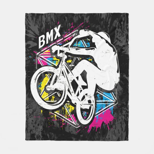 Manta Polar Bmx Flatland - Guay Bmx Fleece Blanket Grunge (Anverso)