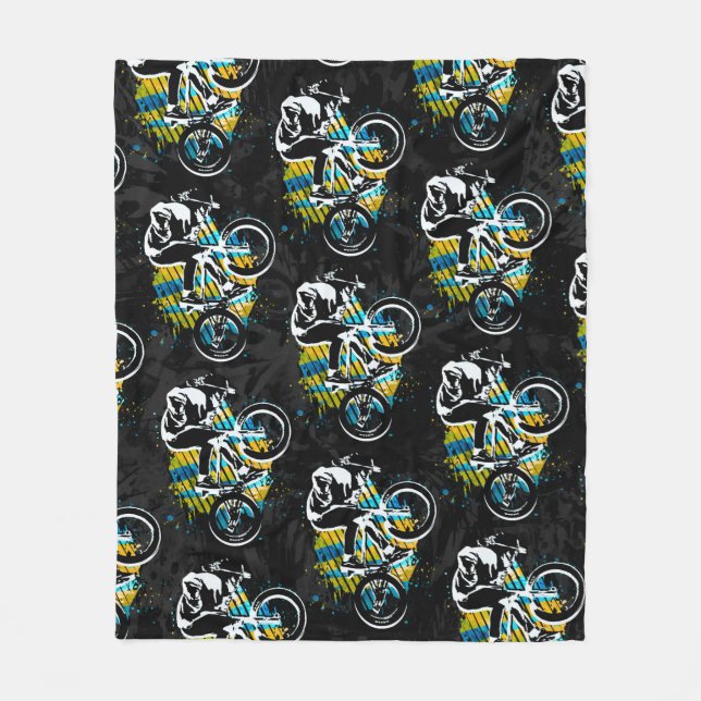 Manta Polar Bmx Freestyle - Comfy Bmx Fleece Blanket (Anverso)