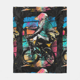 Manta Polar Bmx Freestyle - Guay Beach Bmx Fleece Blanket