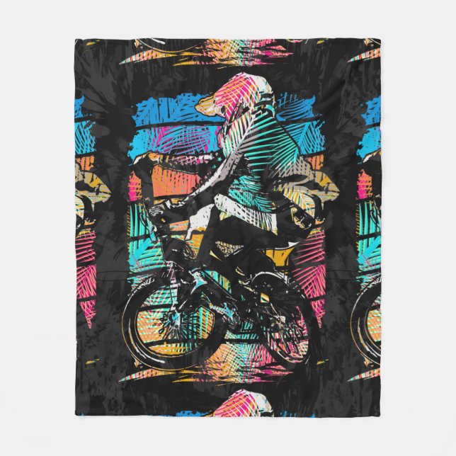 Manta Polar Bmx Freestyle - Guay Beach Bmx Fleece Blanket (Anverso)