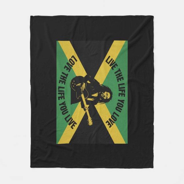 Manta Polar Bob Marley Fleece Blanket (Anverso)