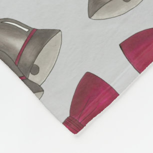 Manta Polar Boda Bridal Shower Engagement Party Silver Bell