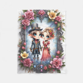 Manta Polar Boda de Elfo Caprichosa Steampunk