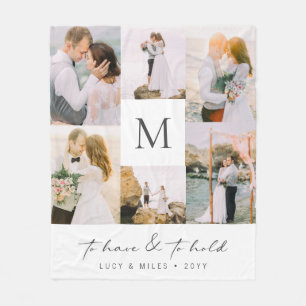 Manta Polar Boda de fotografía de colección Fleece Blanket