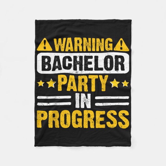 Manta Polar Boda divertida del novio fiesta de soltero _5  (Anverso)