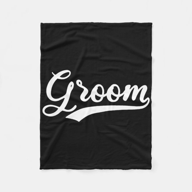 Manta Polar Boda Novia Y Novio Preparandose Conjuntos (Anverso)