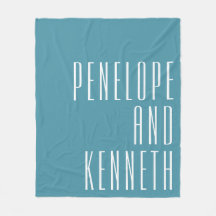 Boda Verde azulado colorido de tipografía retro