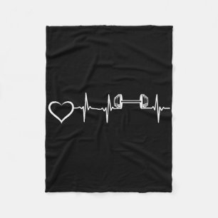 Manta Polar Bodybuilder Heartbeat Dumbbell Halterofilia Gym F