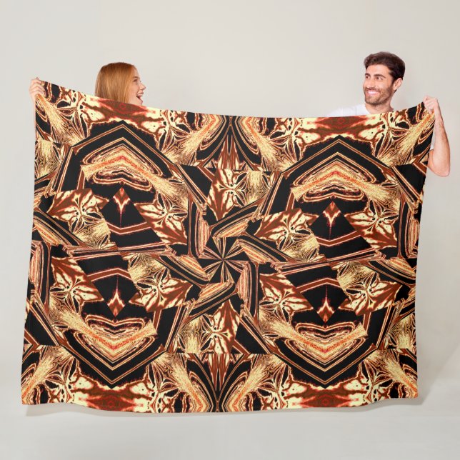 Manta Polar Bohemio A Pansy In The Garden Resumen Acogedor (In situ)