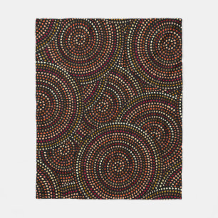 Manta Polar Boho Africano: Arte Tribal Sin Marea.