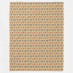 Manta Polar Boho Brushstrot Fleece Blanket