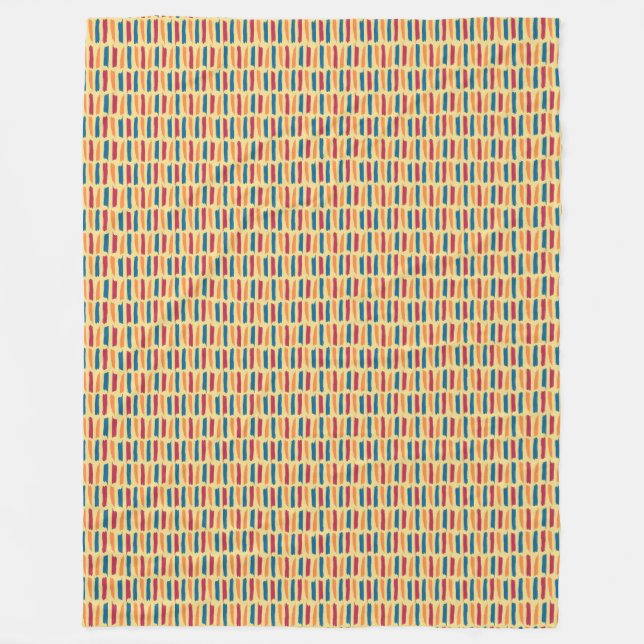 Manta Polar Boho Brushstrot Fleece Blanket (Anverso)
