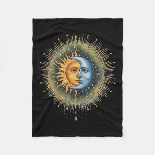 Manta Polar Boho Celestial Sun Y Moon Mystical Hippie 90