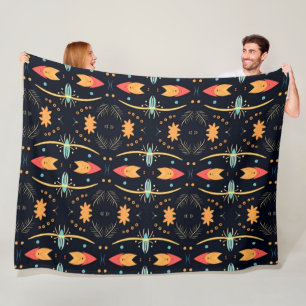Manta Polar Boho Moderno