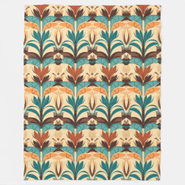 Manta Polar Boho moderno de mediados del siglo XX