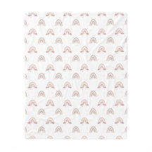 Boho Rainbow Baby Design Burp Clocles