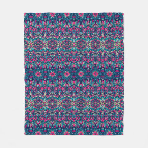 Manta Polar Boho Style Pink Fleece Blanet