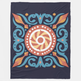 Manta Polar Boho Tile Fleece Blanket