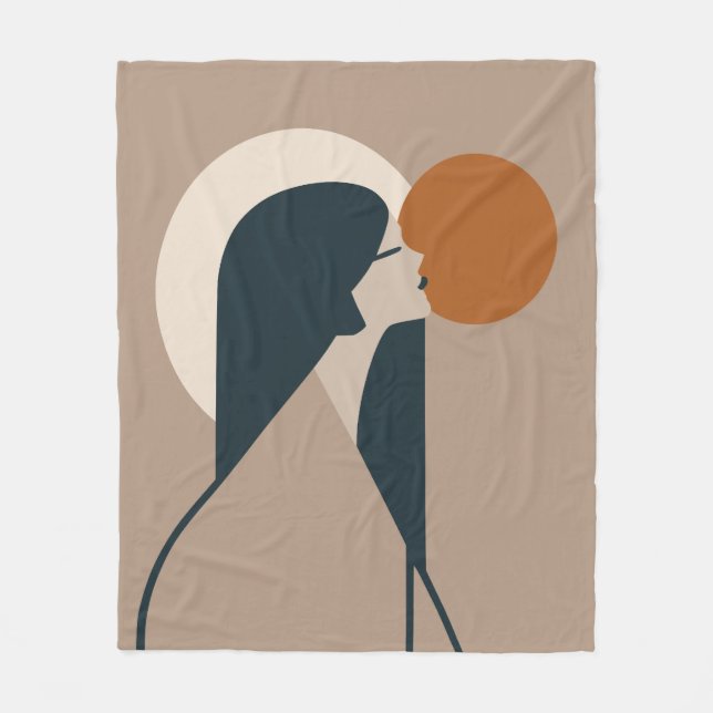 Manta Polar Boho Woman Sun (Anverso)