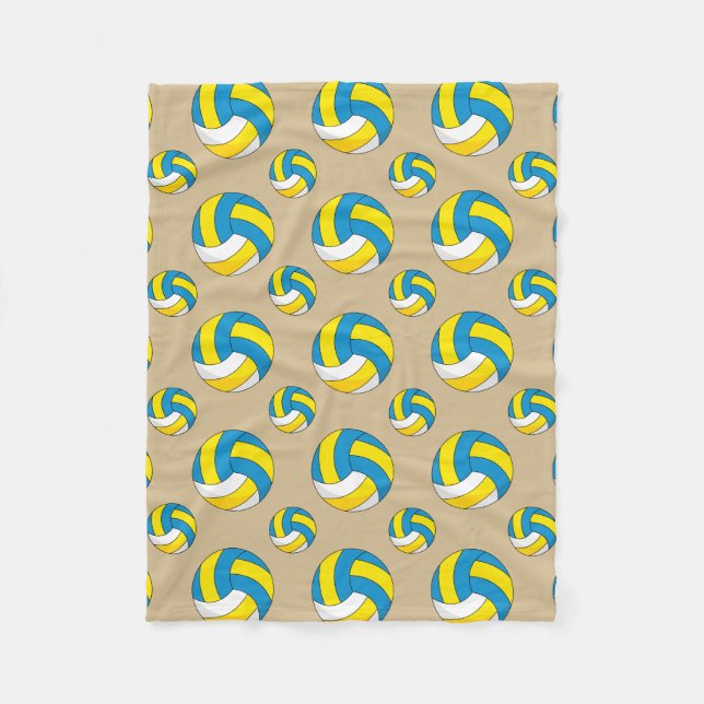 Manta Polar Bola de voleibol personalizado (Anverso)