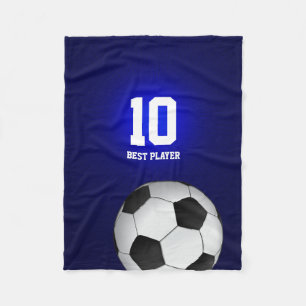 Manta Polar Bola del fútbol del fútbol el de Personalizabl