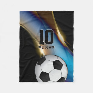 Manta Polar Bola del fútbol del fútbol el de Personalizabl