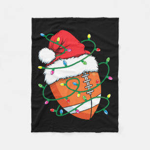 Manta Polar Bola deportiva de Santa Fútbol Hombres Navidades