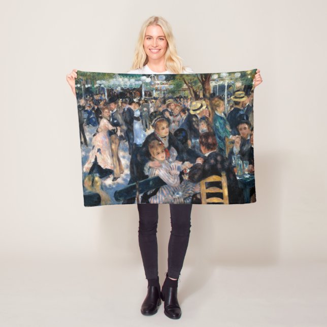 Manta Polar Bola en el Moulin de la Galette, Auguste Renoir (In situ)