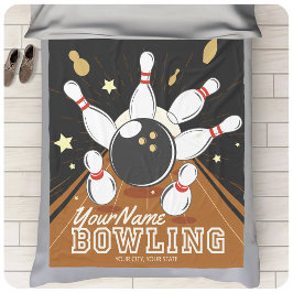 Manta Polar Bolas de bolas de Bowler personalizadas
