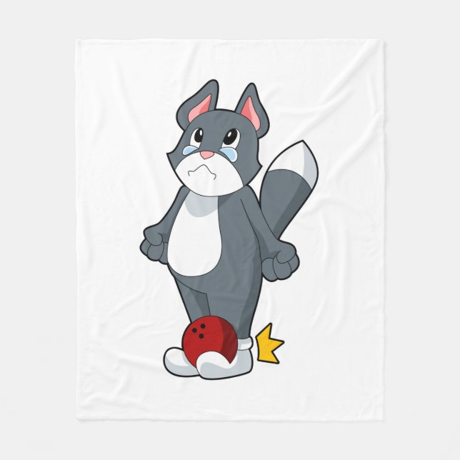 Manta Polar Bolas de bolos para el gato (Anverso)