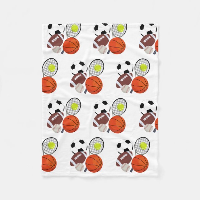 Manta Polar Bolas deportivas (Anverso)