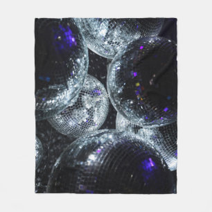 Manta Polar Bolas Disco: Atmósfera Fiesta oscura