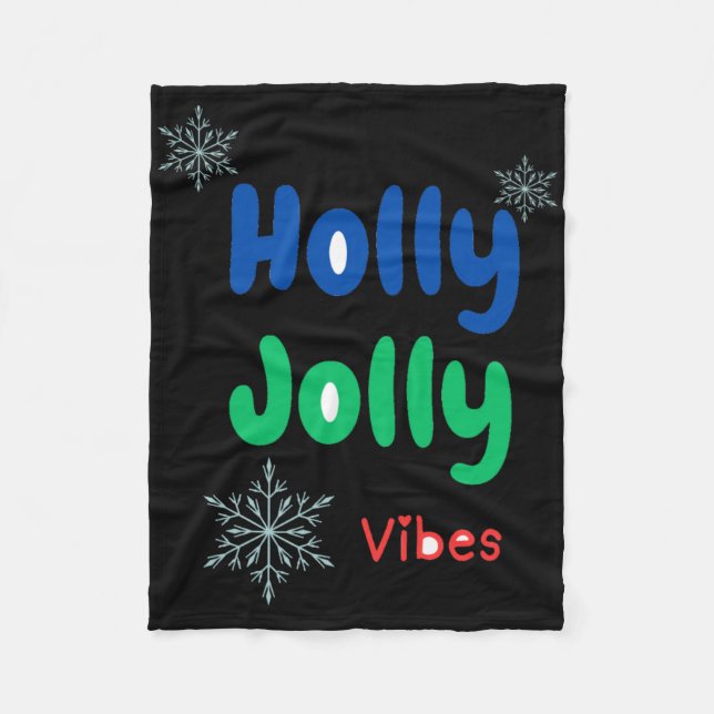 Manta Polar Bold Holly Jolly Baby T Shirt  (Anverso)
