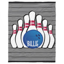 Boliche Design Fleece Blanket