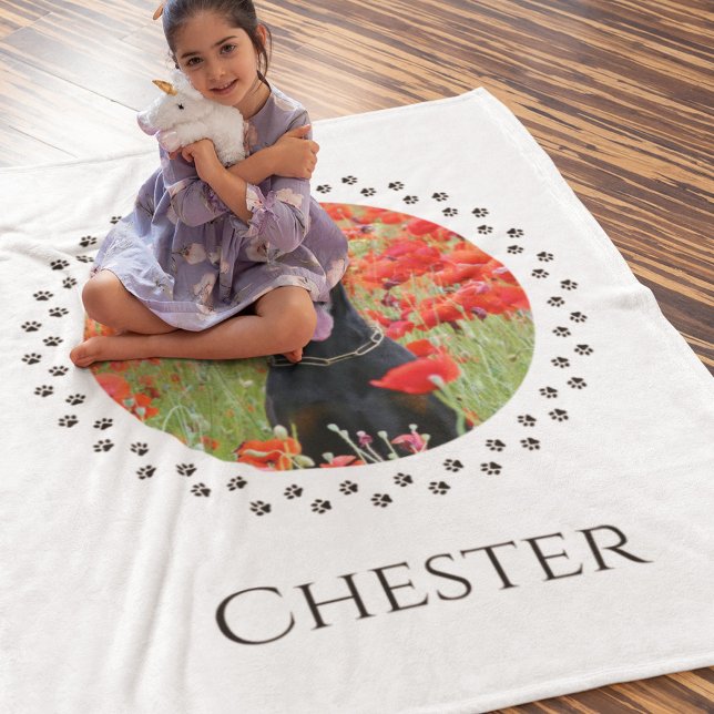 Manta Polar Bolsa de fotos de perros - regalo personalizado de (Subido por el creador)