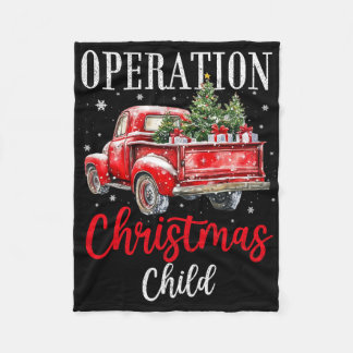 Manta Polar Bolsa del Samaritano Operación Niño de Navidad Div