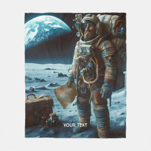 Manta Polar Bolsas de Astronauta Cute Moon Fantasy