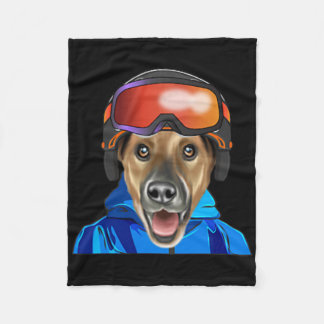 Manta Polar Bolsillo de snowboard Smooth Fox Terrier