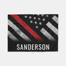 Bombero de la delgada línea roja de un bombero est