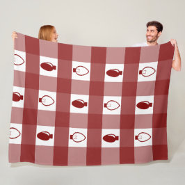 Manta Polar Bombillas de Navidades de ornamentos de búfalo