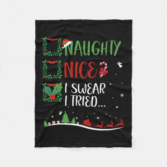 Manta Polar Bonita traviesa, Juro Que Intenté... Coincidencia  (Anverso)