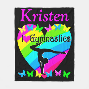 MANTA POLAR BONITO AMO LA GIMNASTICA PERSONALIZADA BLANKET